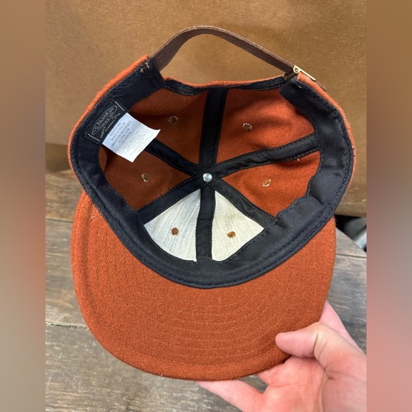 Filson x Ebbets Field Flannels Scarce 2019 Rust Patch Hat One Size - Picture 5 of 6